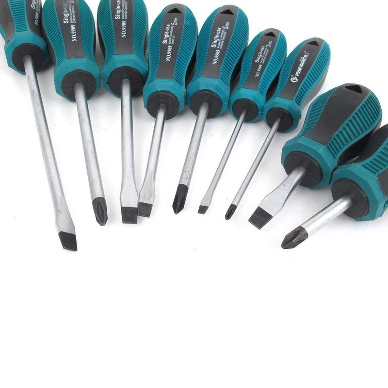 

9 In1 Phillips Screwdriver Torx Kit Set Multi-bit Magnetic Multifunctional Non-slip Insulate Repair Hand Tool with Bag