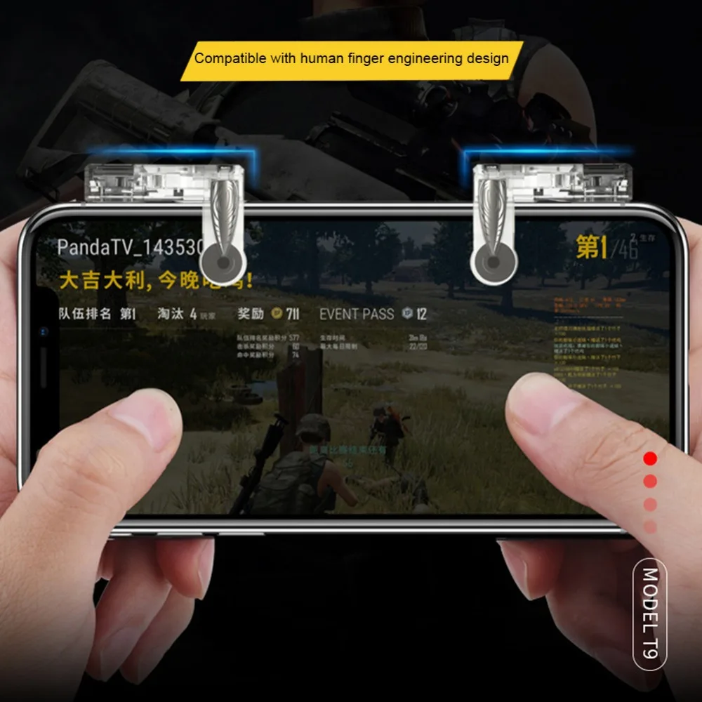 5 в 1 PUBG Moible геймпад бесплатно огонь L1 R1 триггеры PUGB мобильной игры Pad Grip L1R1 джойстик для iPhone телефона Android