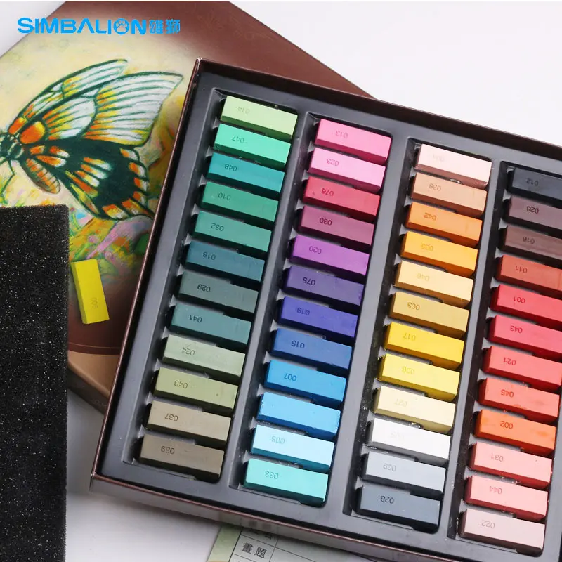 

48 colors Master Pastel DIY dye Hair Colored Chalk graffiti sketch Art design drawing Supplies