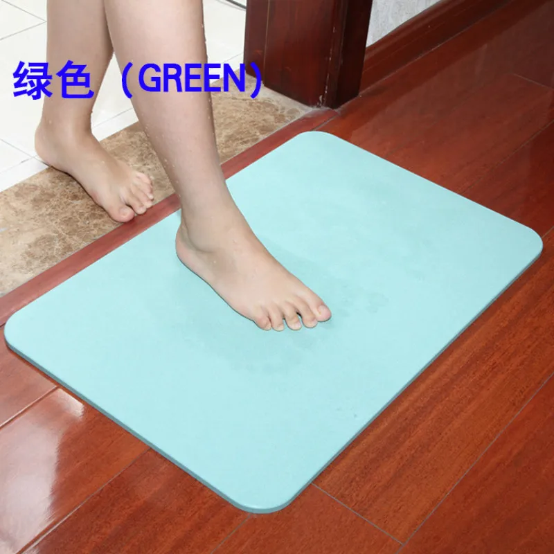 

Diatomaceous Earth Water Absorption Floor Mat Quick-drying Water Absorption Non-slip Insulation Carpets for Door Kitchen 30x40cm