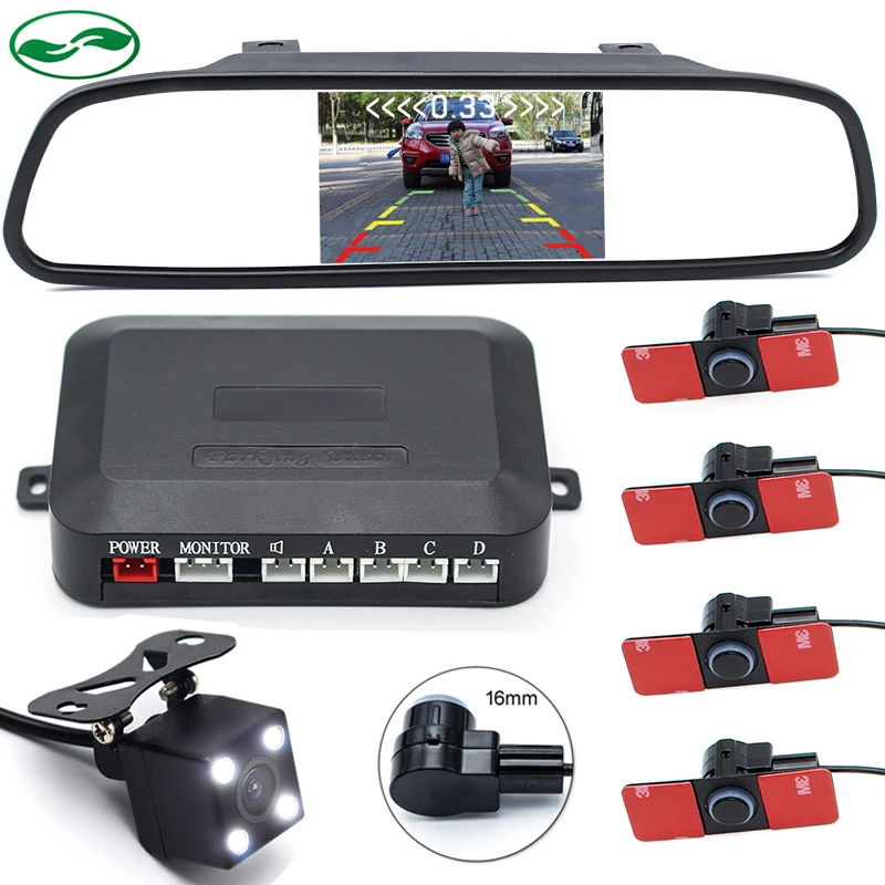 Buy GreenYi Car Video Reverse Parking Sensor 16MM Flat