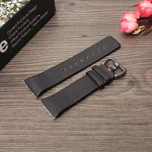 ionic leather strap