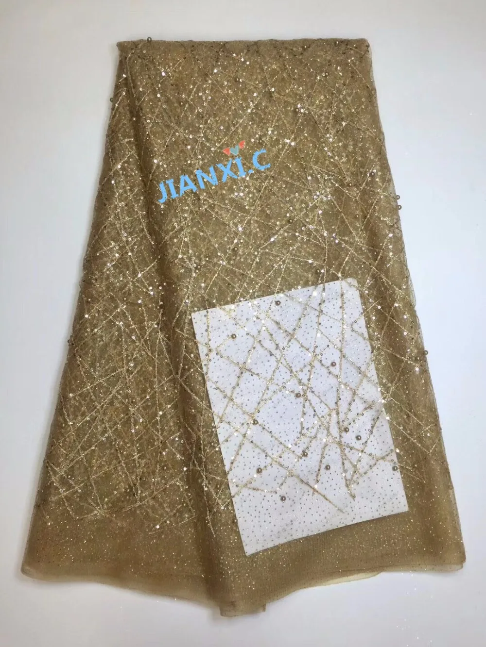 Специальные CiCi-102503 вышитый африканских французского кружева чистой ткани тюль с множеством пайетки супер качество 5 ярдов/pc