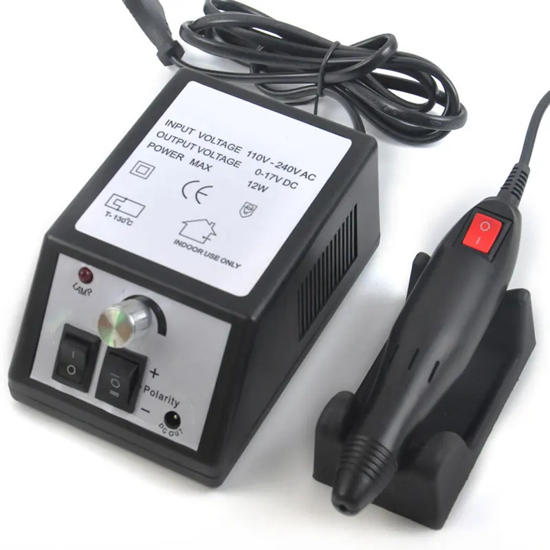 

Electric Nail Drill Manicure Set File Nail Pedicure Pen Machine Kit With 6 Ceramic Nail Drill Bit Sanding Bands 110-220V 50/60HZ