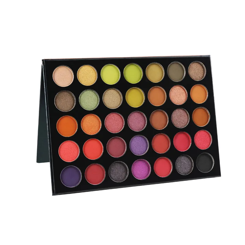 Модные Beauty Glazed 35 цветов натуральные матовые Перламутровые тени для век хайлайтер