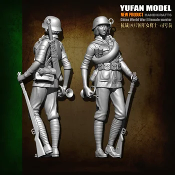 

1/35 Anti-Japanese War Women's Corps Division Member Resin Soldier YFWW35-1850