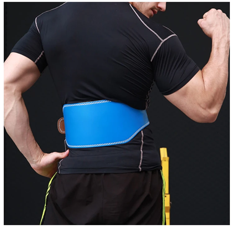 Cowhide Weightlifting Belt GYM Fitness Crossifit Weight Lifting Back Support Fabric Power Training Blet Equipment | Спорт и