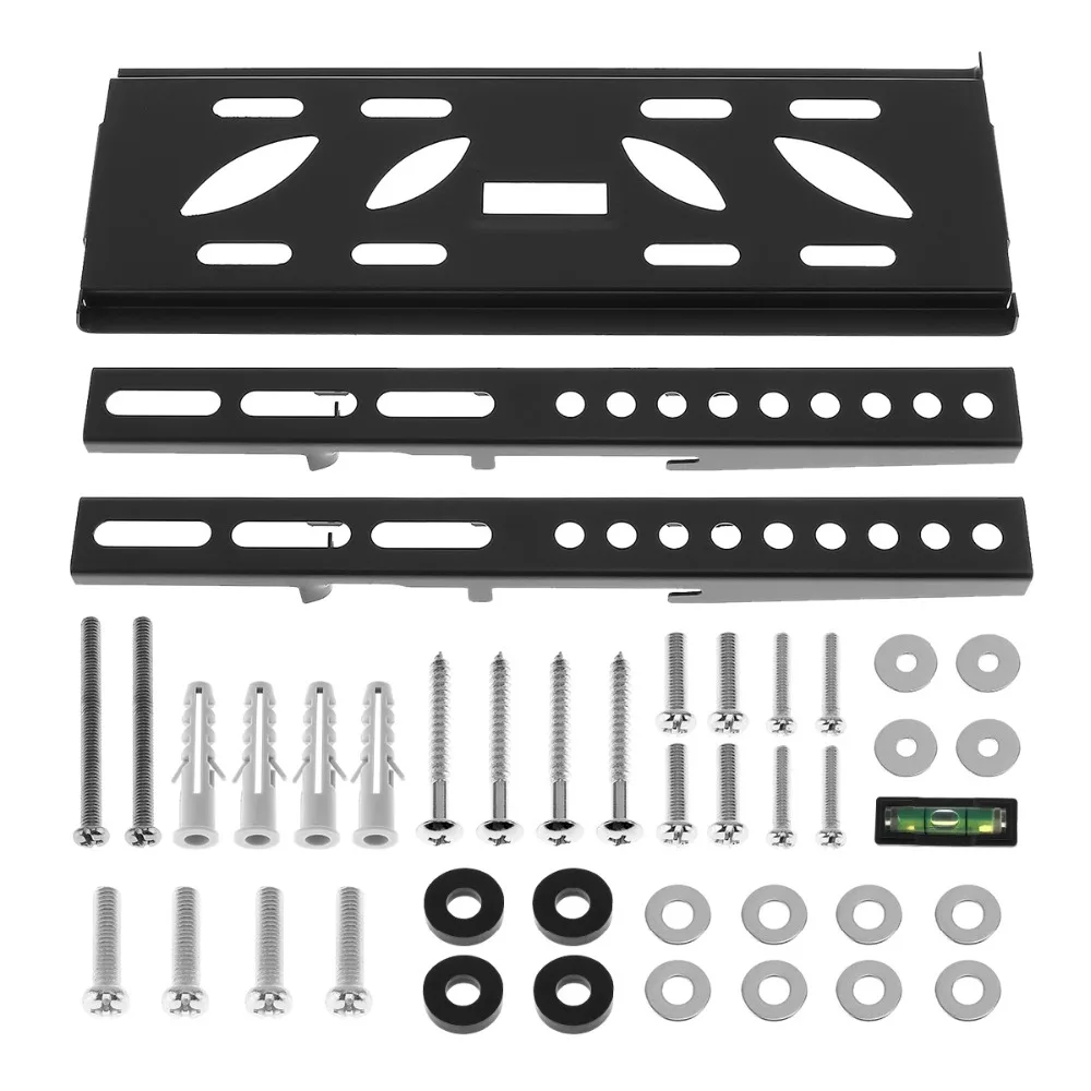 Universal TV Wall Mount Bracket Fixed Flat Panel TV Frame with Level Standard for 10-32 Inch LCD LED Monitor Flat Panel  Universal TV Wall Mount Bracket Fixed Flat Panel TV Frame with Level Standard for 10-32 Inch LCD LED Monitor Flat Panel