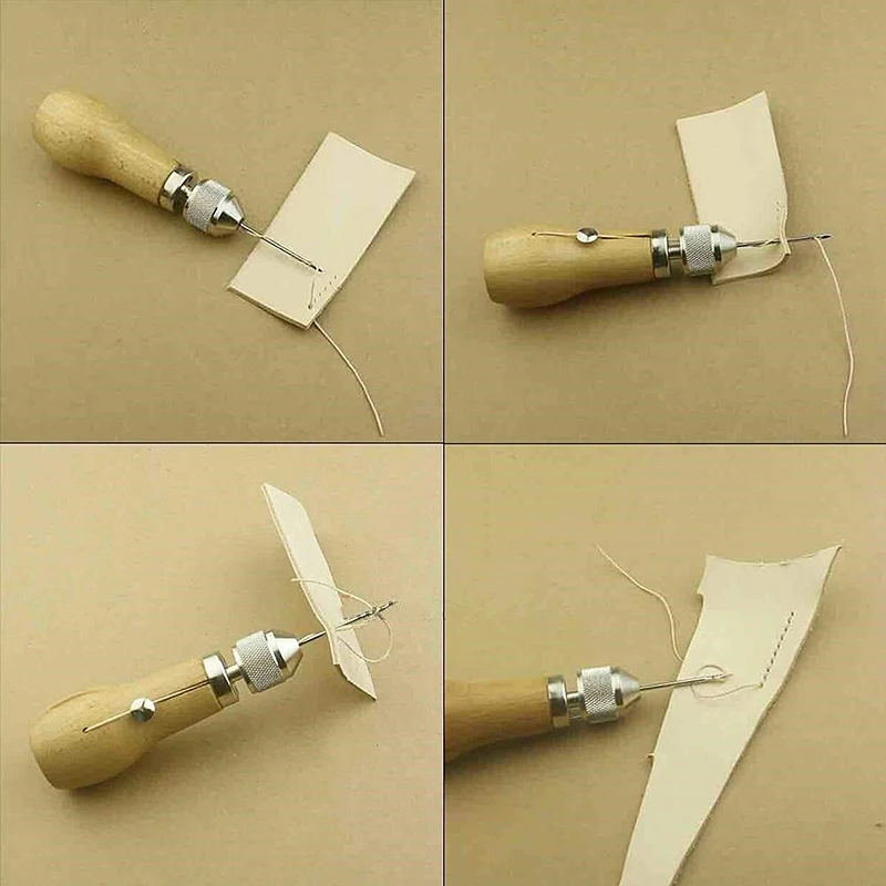 Машина DIY инструмент для шитья кожи ручная швейная вощеная нить для кожаного ремесла край ремень со строчкой полоски обувной инструмент