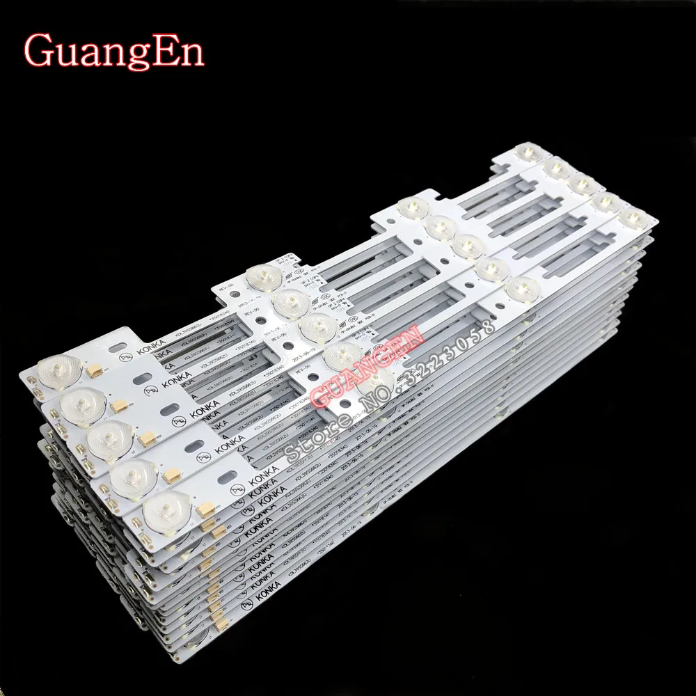New 100Pieces LED backlight bar for KONKA KDL39SS662U 35018339 35018340 327mm 4 LEDs( 1 LED 6V) High quality Free Shipping