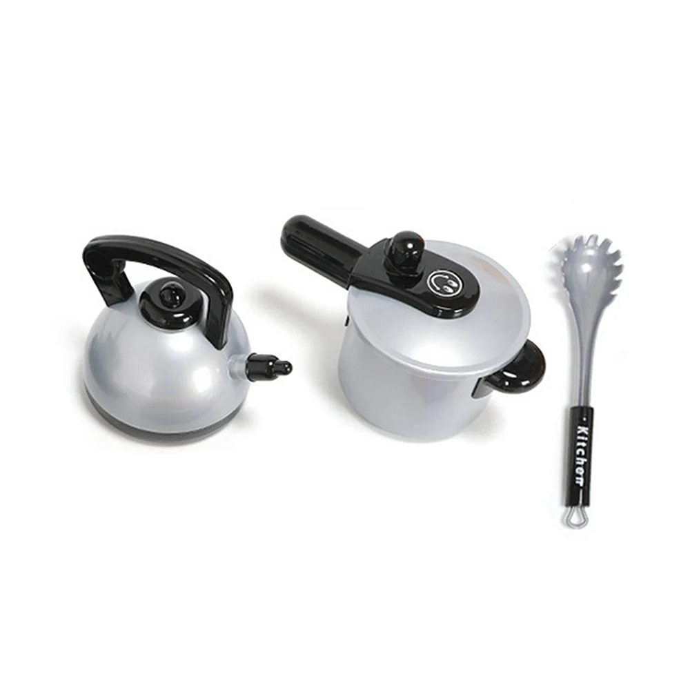 Conjunto de Crianças Utensílios de Cozinha Acessórios Jogar Brinquedo Cozinhar Panelas Crianças Fingir Clássico Brinquedos Presente um 3 Brinquedos e hobbies