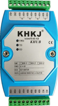 

New 485 Repeater Optical Isolation Industry RS485 Hub 4-port Signal Amplifier