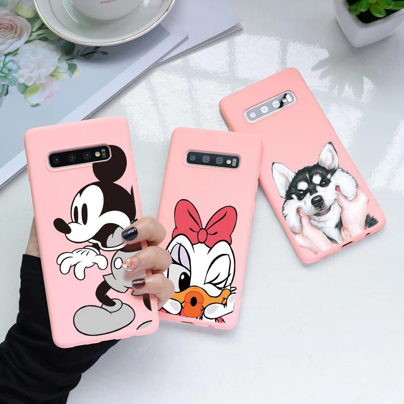 

Cartoon Cute Pink Soft TPU Cases For Samsung Galaxy M10 M20 M30 Note 8 9 5 J3 J5 J4 J6 Plus J2 J7 Prime J8 2018 2017 2016 Case