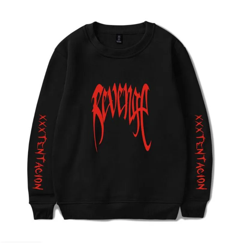 2018 Рэппер XXXTentacion монолитная толстовка с капюшоном мужская и женская одежда в