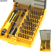 45 в 1 Инструменты для ремонта открывания Отвертки Набор для сотового iPhone 4 4S 5 5S