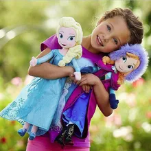 Игрушки Принцессы Диснея, Холодное сердце, Эльза, Анна, плюшевые куклы, игрушки, Милая принцесса, Эльза, плюшевые куклы, игрушки, подарки для девочек