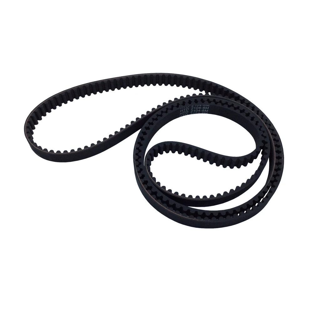 

1Pcs HTD 8M Closed Loop Timing Belt High Torque 2104-8M Rubber Belt Length 2104mm Pitch 8mm 263 Teeth for CNC/3D