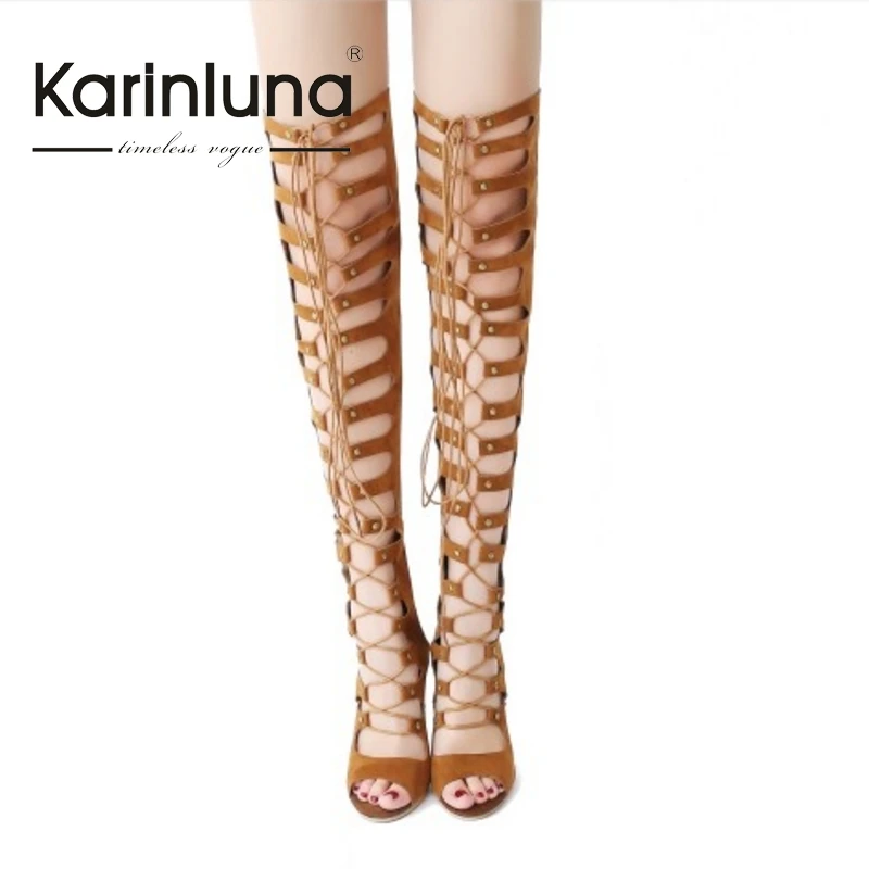

hot sale big size 32-43 sexy cut outs woman shoes summer boots high heels rome style dancing night club shoes