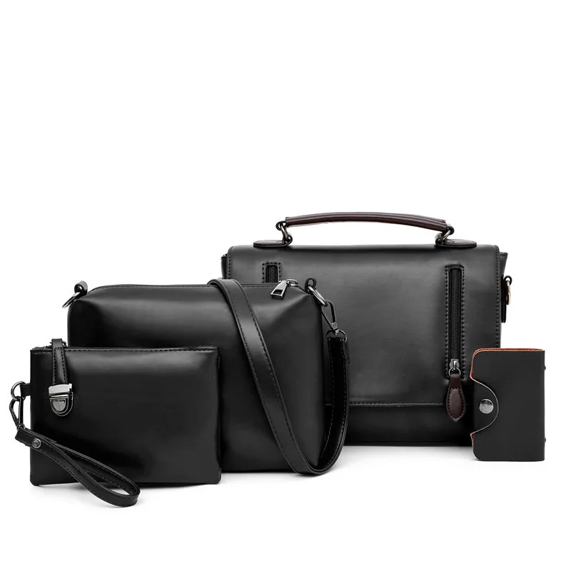 

JIULIN2019 package four-piece package bag white ditch bag handbags