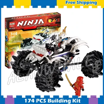 

174pcs 2016 Bela 9730 Ninja Nuckal's ATV Building Blocks Model Toys Kai DX boys Bricks Compatible With Lago