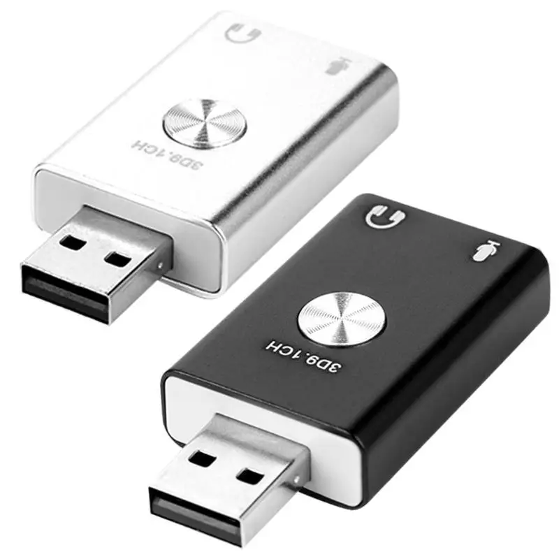 USB 9,1 внешний адаптер звуковой карты Конвертер Разъем для ПК рабочего стола