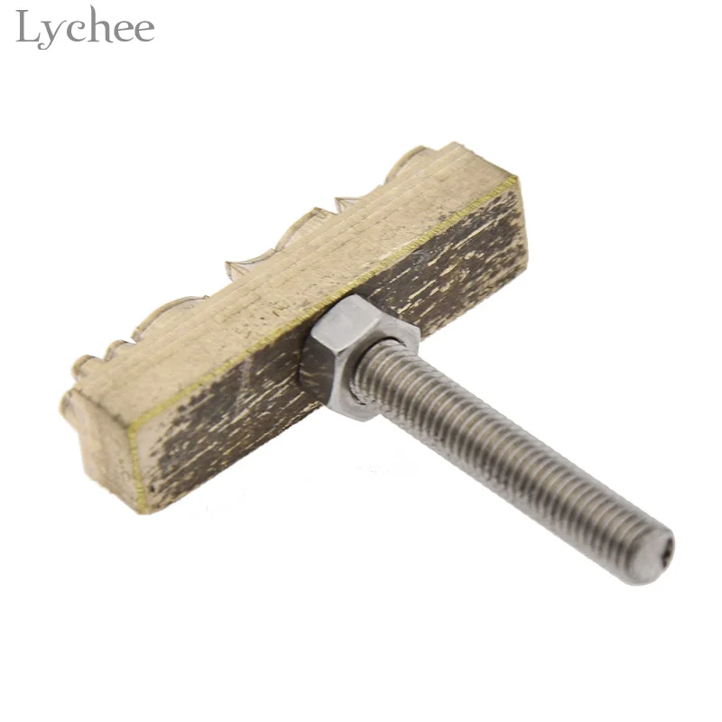 Wave Flower Pattern Leathercraft Carving Tool 1pc Lychee Life DIY Handmade Sewing Craft Leather Working Tool