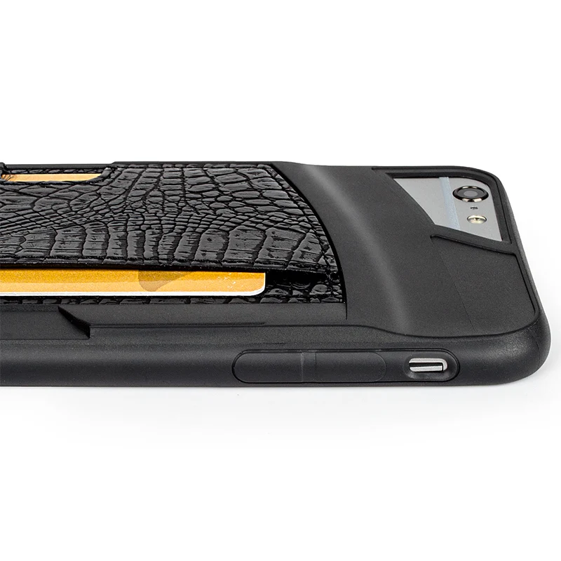 Luxury Crocodile Skin PU Leather Phone case For iPhone 6 6s Plus 7 7Plus Wallet Leather Cover Case For iPhone 6 S 7 Plus Case -5