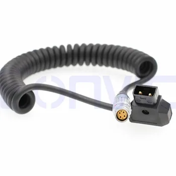 

Eonvic V Mount Anton Battery D-Tap to 1B 6 pin Female Power Coiled Cable For Red Epic Scarlet