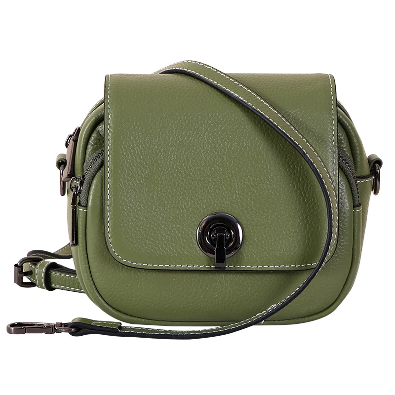 

Women's luxury designer leather Messenger bag female 2019 new fashion wild simple broadband shoulder bag