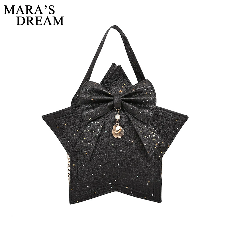 Сумка Mara's Dream женская с блестящими блестками мессенджер из искусственной кожи