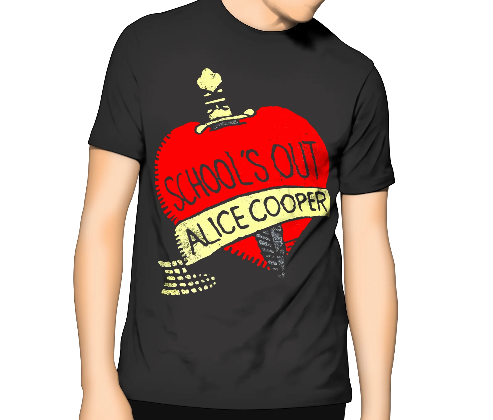 Alice Cooper Shirt Schools Out Premium Graphic T Shirt S 5Xl Band Fashion T-Shirt Men Clothing Alice Cooper Shirt Schools Out Premium Graphic T Shirt S 5Xl Band Fashion T-Shirt Men Clothing