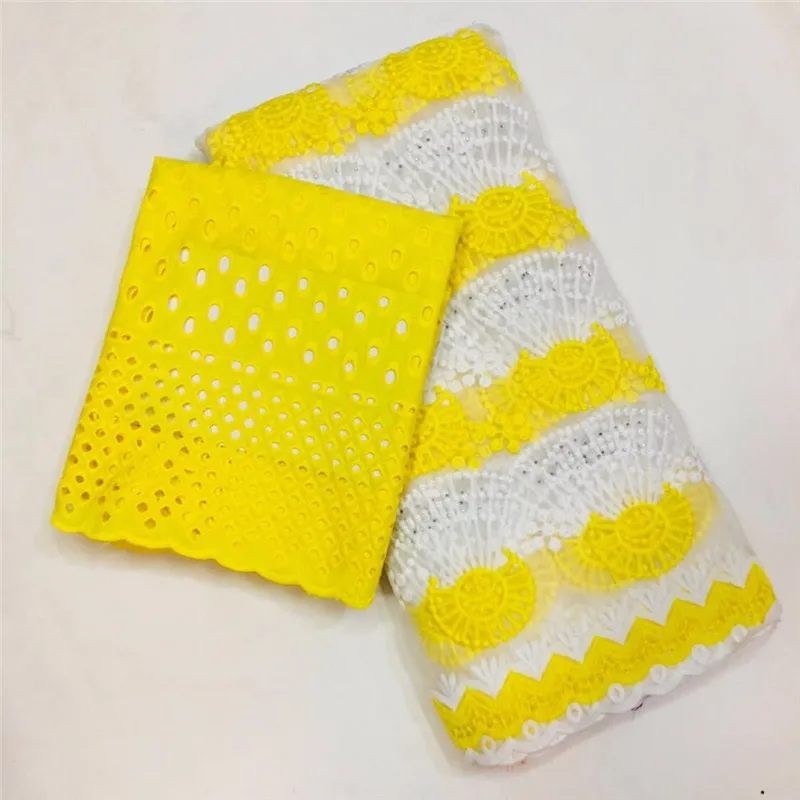 

NEW African Net Lace Fabric 100% Cotton Embroidered 2019 High Quality French Guipure Lace Fabrics 3+2.5Yards/Lot ! L53192