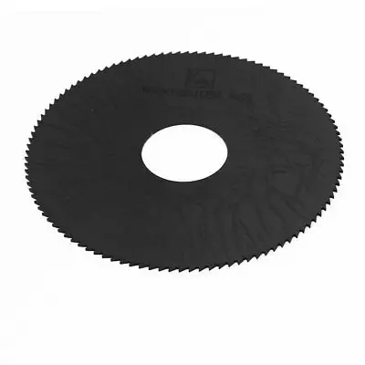 

100mm x 1mm x 27mm 108T Teeth HSS Slitting Saw Cutter Black