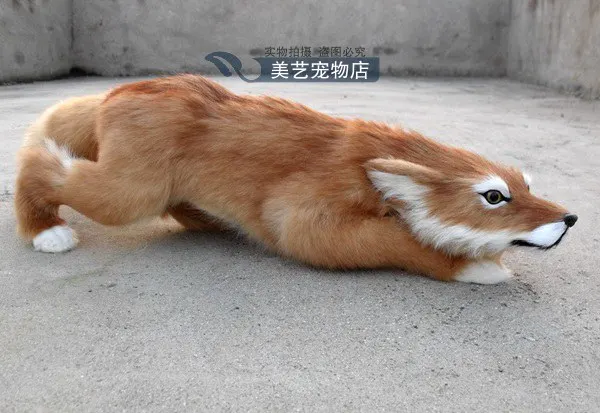simulation cute fox 63x18x16cm toy model polyethylene&furs fox model home decoration props ,model gift d158 цена simulation cute fox 63x18x16cm toy model polyethylene&furs fox model home decoration props ,model gift d158 цены онлайн
