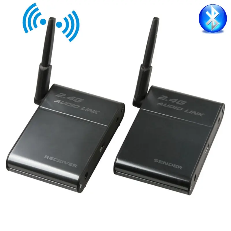 

New Universal 2.4GHz Stereo Wireless Bluetooth Hi-Fi Audio Transmitter Receiver Speaker @JH