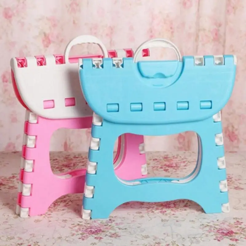 

Foldable Creative Plastic Kids Adults Stool Outdoor Activity Portable Tool Home Stool