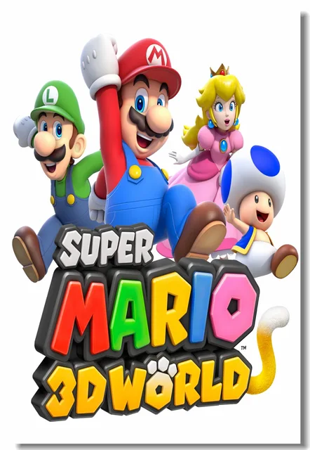 Special Price Custom Canvas Wall Mural Super Mario 3D World Poster Super Mario Wall Sticker Video Game Wallpaper Bar Dining Room Decals #0492# Special Price Custom Canvas Wall Mural Super Mario 3D World Poster Super Mario Wall Sticker Video Game Wallpaper Bar Dining Room Decals #0492#