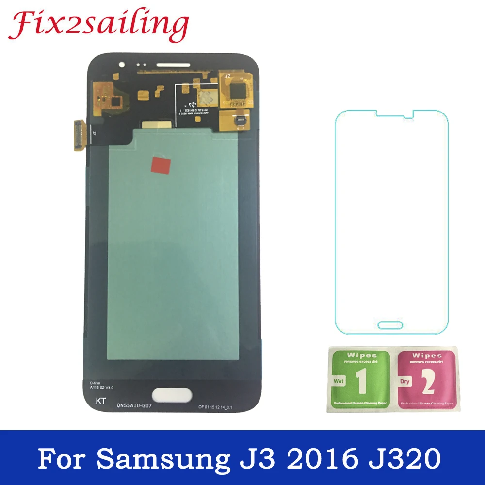 

Super AMOLED For Samsung Galaxy J3 2016 J320 J320F J320H J320M J320FN LCD Display Touch Screen Assembly phone replacement parts