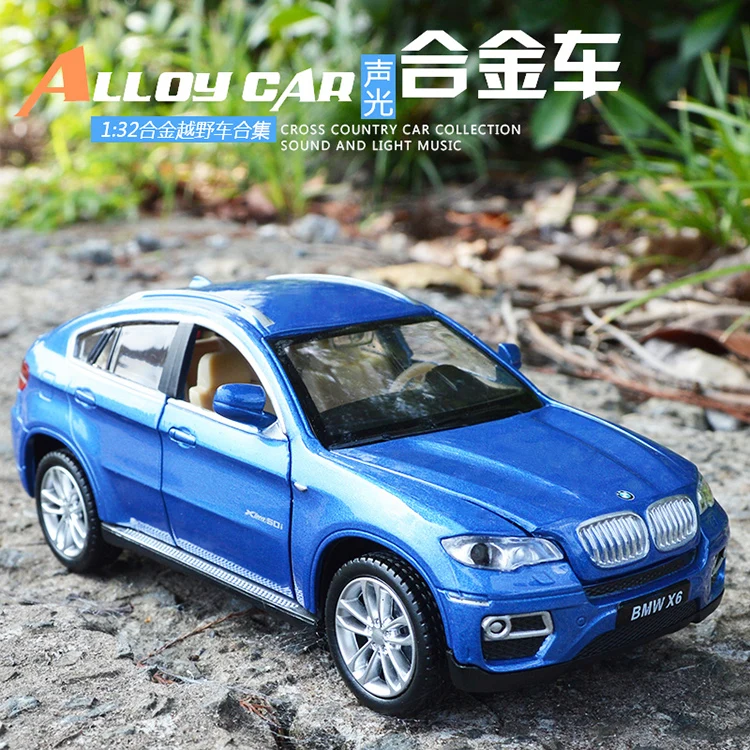 

Alloy Model of Off-road Vehicle Children's Toy Simulation Vehicle Model 1:32 X6 Acousto-optic Echo toys for boys 10 years