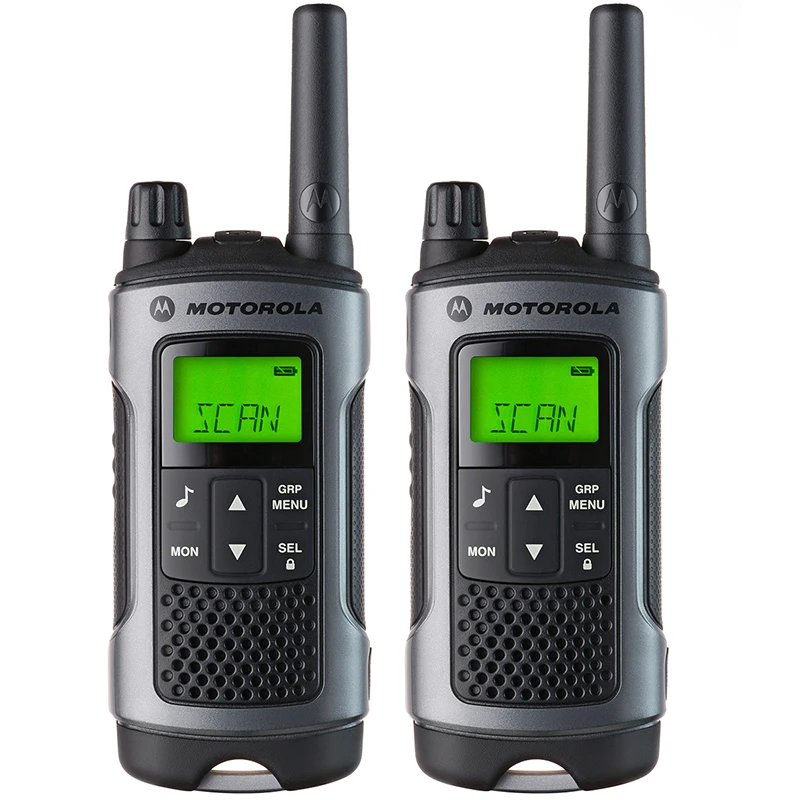 

2 pcs Motorola Splash Proof Exterior two way radio NiMH batteries Long Range Talkie Walkie Tlkr T80 With Display