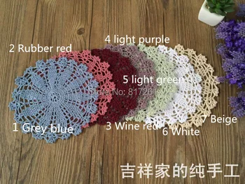 

2015 new arrival fashion cotton crochet lace doilies for wedding decor innovative items as novelty household tea table potholde