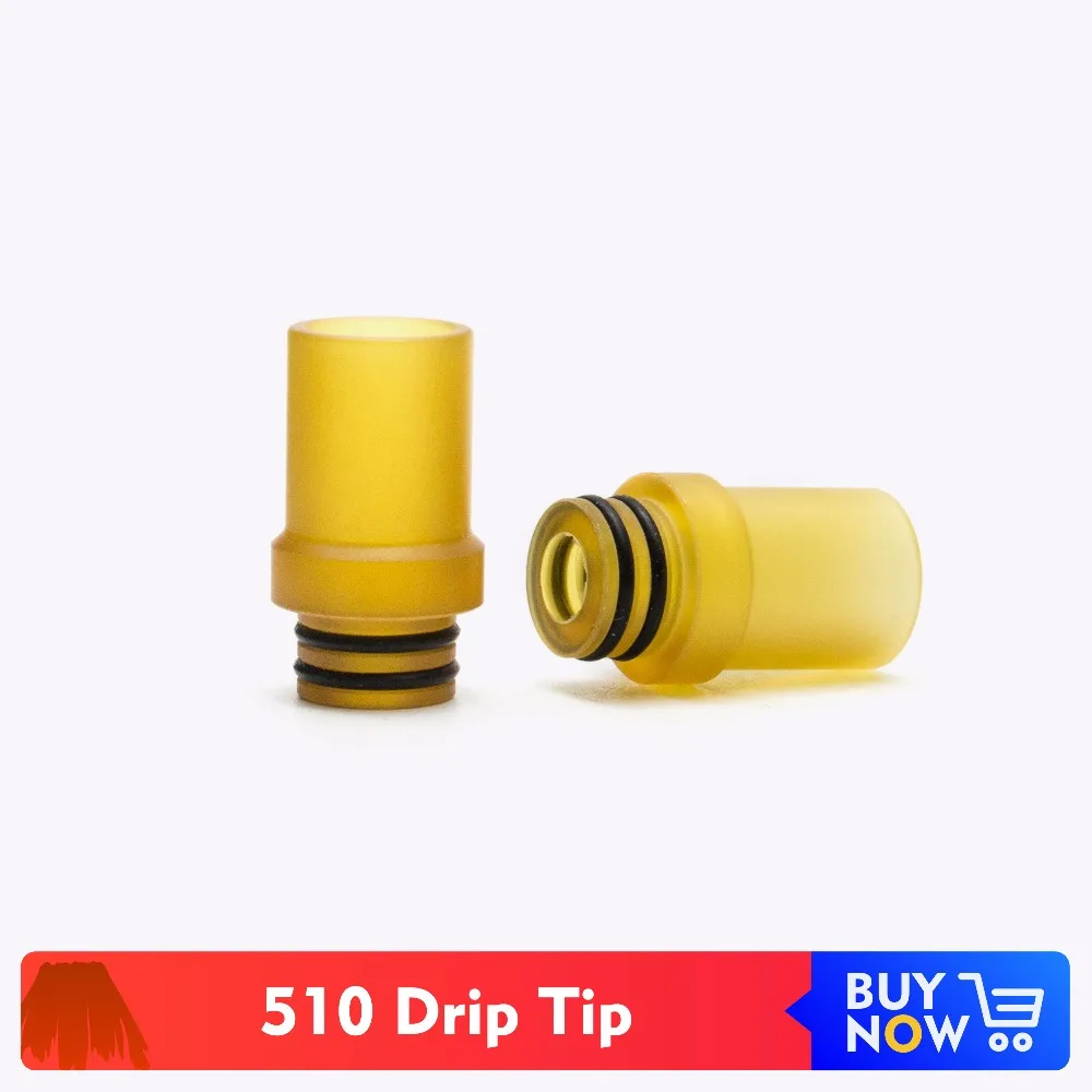 

Volcanee 1pc 510 PEI Drip Tip for Kayfun V5 V8 Baby Heat Resistant Design Unique Atomizer E Cigarette Vape Accessories