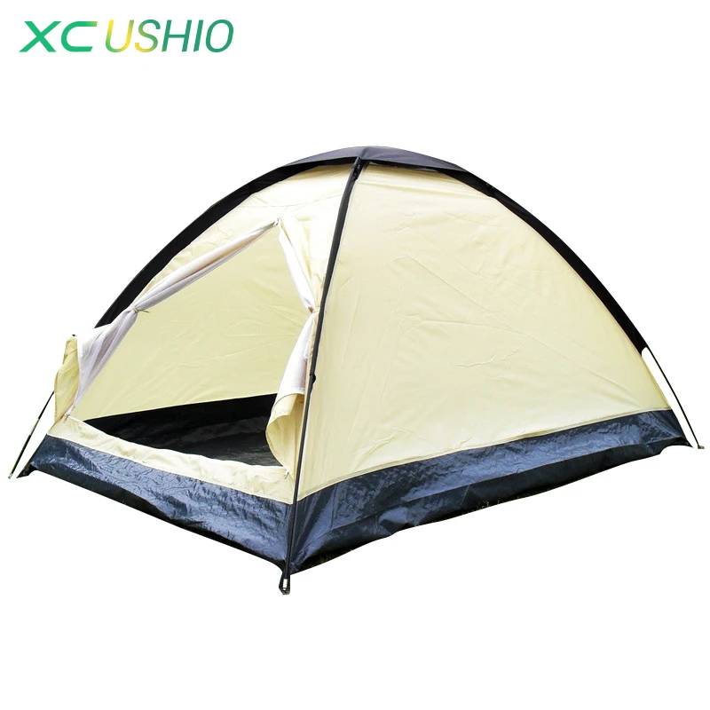 

1-2 Person Single Layer Summer Camping Tent Lightweight Waterproof Breathable Tent for Outdoor Hunting Hiking 200x140x100cm