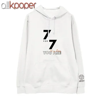 

ALLKPOPER KPOP GOT7 Cap Hoodie 7FOR7 YOU ARE Pullover Jackson Sweatershirt YoungJae MARK