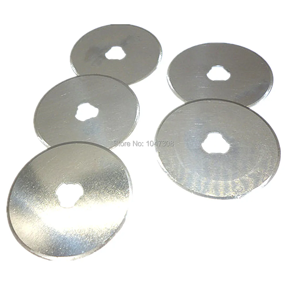 

1/5pcs 45mm Rotary Cutters Spare Blades Cut Patchwork Fabric Paper Sewing Quilting Cutting Craft Tool Rotary Cutter Blades