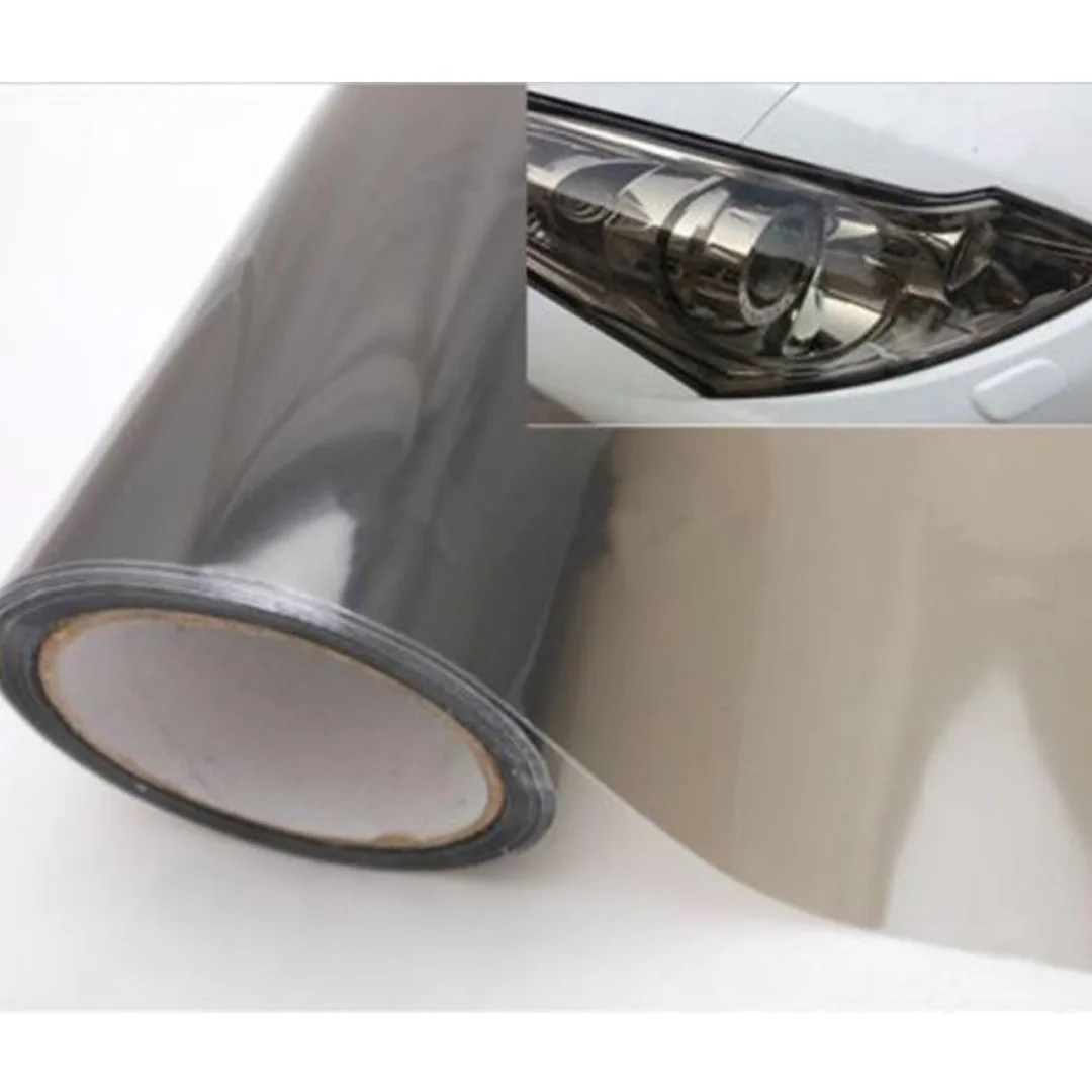 30x100cm Auto Car Headlight Tail Fog Light Vinyl Film Wrap Cover Gloss Black Sticker