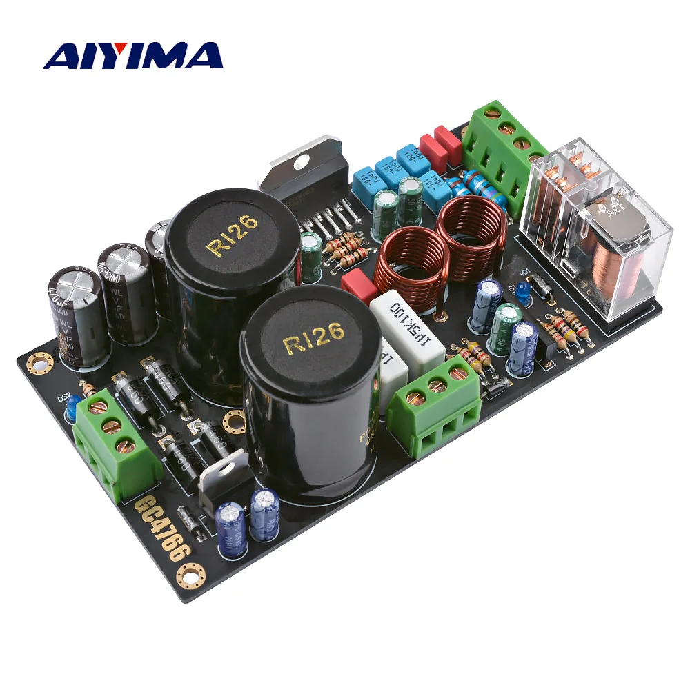 

AIYIMA LM4766 Audio Amplifier Board GC Version Amplificador 40W*2 HIFI Stereo 2.0 Channel Sound Amplifiers AMP Super 1875