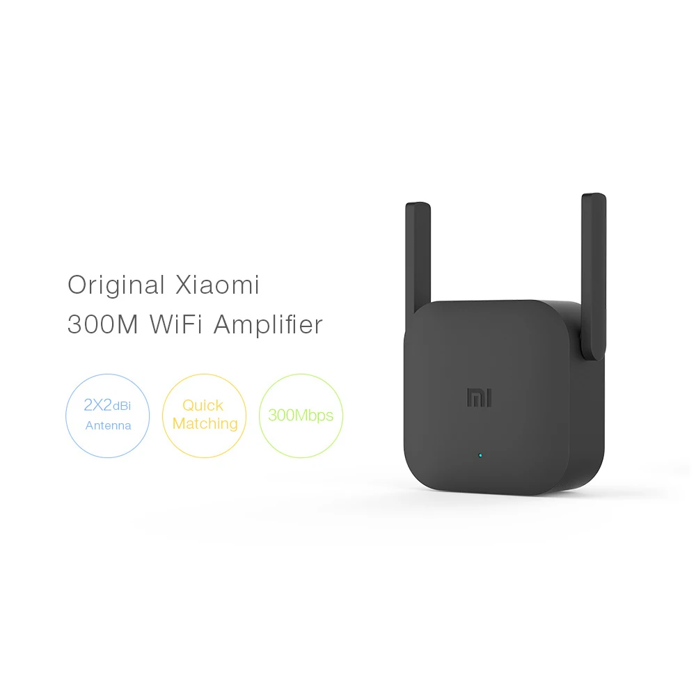 Xiao mi WiFi усилитель Pro 300 Мбит/с Amplificador Wi-Fi повторитель Wi-Fi крышка сигнала расширитель повторитель 2,4G mi беспроводной маршрутизатор