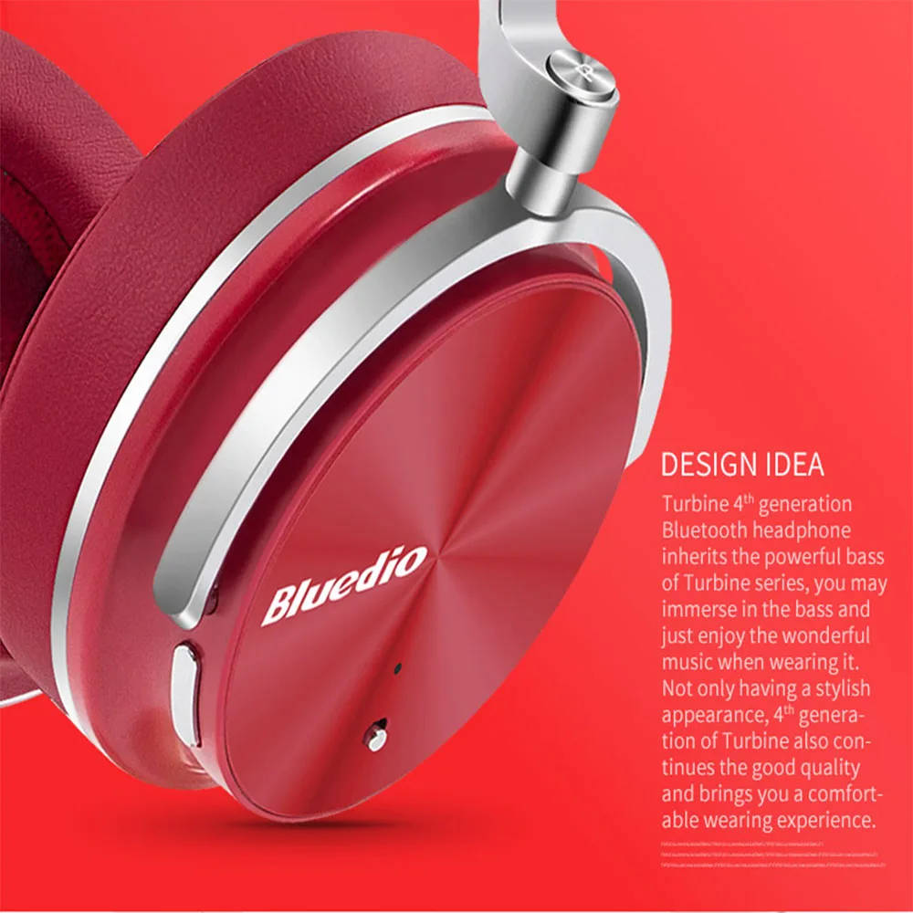Bluedio T4 активный шумоподавление беспроводные bluetooth-наушники Проводная гарнитура супер срок службы батареи с микрофоном
