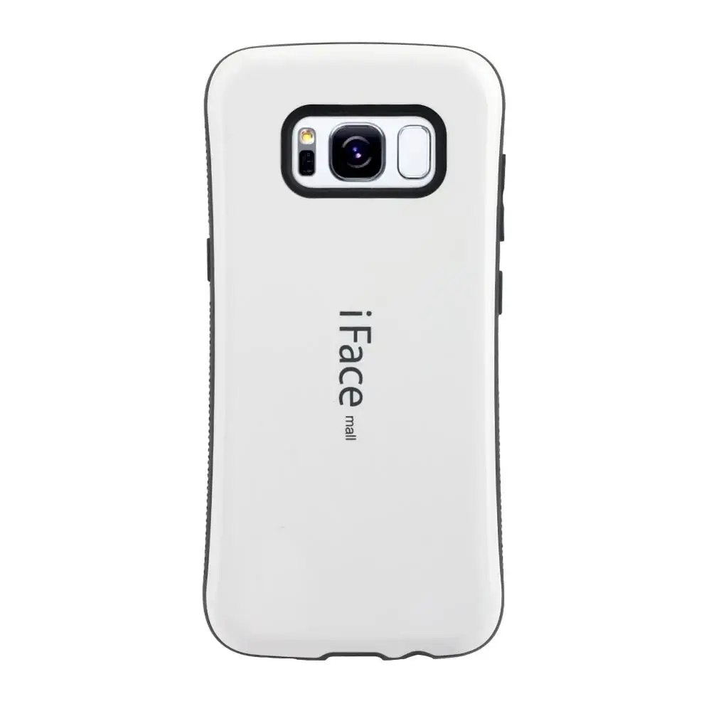 Чехол для Iface mall для Samsung Galaxy S8/S8 плюс противоударный ТПУ защитный жесткий чехол для задней панели телефона чехлы - Цвет: Белый